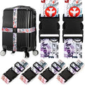Adjustable Travel Luggage Strap Suitcase Belt Travel Bag Accessories 1.96 in W x 6.23 ft L