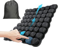 Travel Cushion Airplane Seat, Airplane Seat Cushion for Long Flights,Press Type Air Inflatable Wheelchair for Car,Office,Stadium,Ergonomic Comfort Support,Travel Seat Cushion