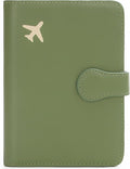 ZOPPEN Passport Holder for Travel, Passport Wallet Case, Rfid Travel Wallet Womens, Card Holder Wallet Travel Document Holder, Green
