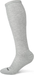 HAPIU Merino Wool Soft Compression Socks for Women & Men, 15-20 mmHg, Plus Size Knee High Stocking for Nurses, Pregnancy, Travel, Flight, Medias de Compresión Mujer