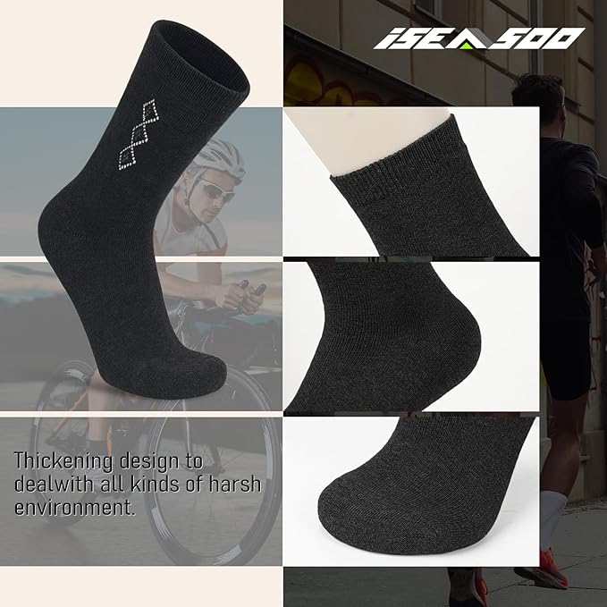 Iseasoo Copper Compression Socks for Men & Women – Plantar Fasciitis Relief, Ankle Support & Circulation – Running & Recovery