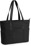 Tote Bag for Women with Zipper, Travel Tote Bags with Compartments Large Shoulder Bag Handbag for Gym Work School