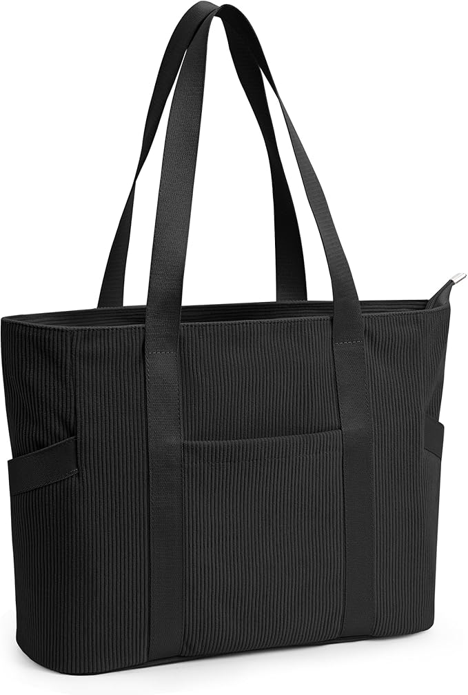 Tote Bag for Women with Zipper, Travel Tote Bags with Compartments Large Shoulder Bag Handbag for Gym Work School