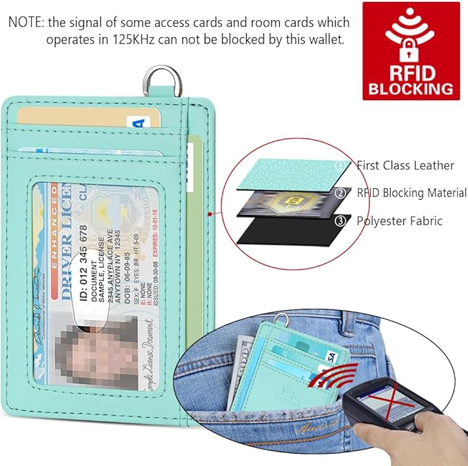 FurArt Slim Minimalist Wallet, Front Pocket Wallets, RFID Blocking, Credit Card Holder for Men & Women