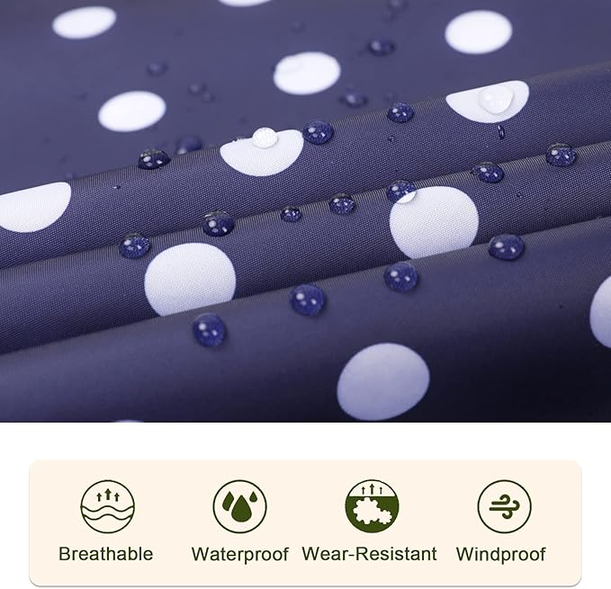 SaphiRose Unisex Rain Poncho Raincoat Hooded for Adults Women with Pockets