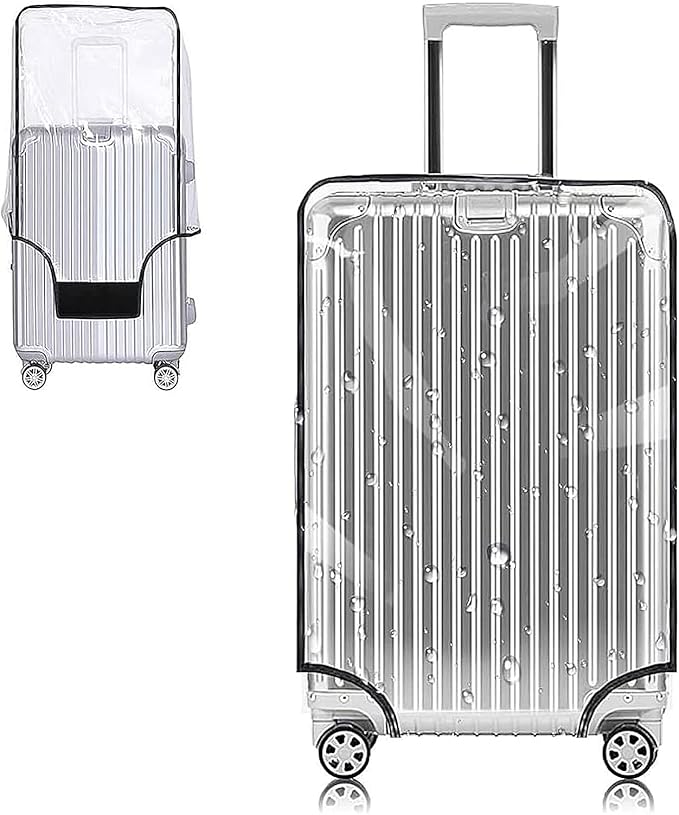 Yotako Clear PVC Suitcase Cover Protectors 30 Inch Luggage Cover Protectors for Wheeled Suitcase 30''