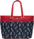 geckobrands Oversized Beach Tote – Large and Stylish Beach Bag with 4 Exterior Pockets and Zippered Internal Compartment