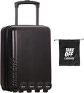 Take OFF Luggage Personal Item 3.0 – 18x14x8 Underseat Carry On with Removable Wheels – TSA Lock, Hardshell Suitcase – Fits Tight Airline Size Rules – No-Fee Lightweight Travel Bag
