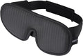 Sleep Mask for Men and Women 3D Contoured Eye Mask Patented Adjustable Light Blocking Night Mask for Sleeping (Black)