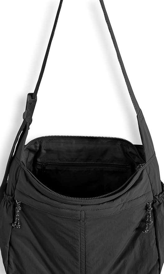 ODODOS 20L Crossbody Tote Bag Large Capacity Lightweight Hobo Shoulder Sling Bags for Gym Shopping Beach Travel