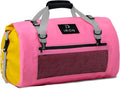 IRON JIA'S Motorcycle Dry Bag - Waterproof Duffle & Luggage Tail Bag Saddle Bags with Roll Top Closure, Shoulder Straps, Inner Pocket and Mesh Pocket (Pink, 30L)