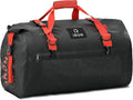 BORLENI Waterproof Motorcycle Dry Duffel Bag Luggage Tail Bag with Large Storage Space,Roll Top Closure, Shoulder Straps, Inner Pocket and Mesh Pocket for Motorcycling Travel Camping (Black,30L)