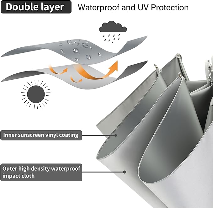 Color Glue Coating Sun Umbrella UV Protection Compact Folding Windproof Parasols Travel Auto Open Close Blocking UV 99.98%