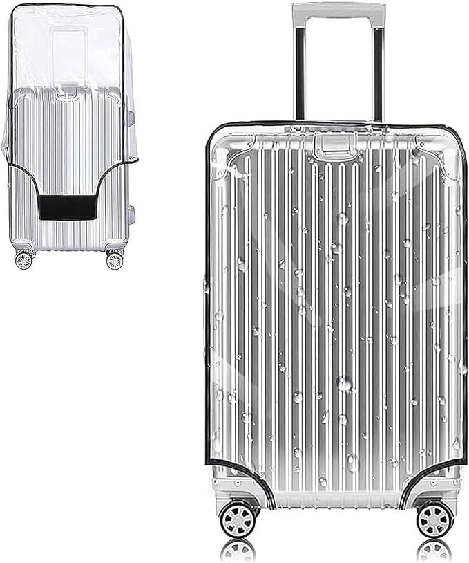 Yotako Clear PVC Suitcase Cover Protectors 20 Inch Luggage Cover for Wheeled Suitcase 20''
