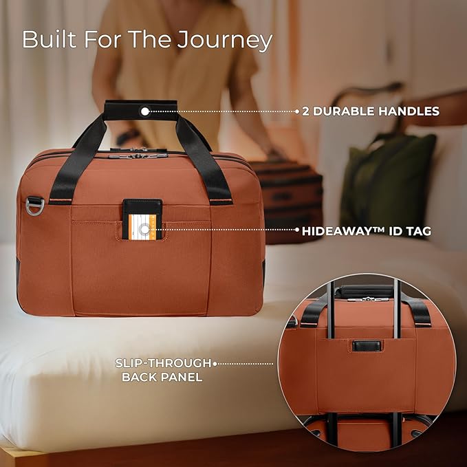 Briggs & Riley Travel Duffel Bag - Weekender & Overnight Luggage for Women & Men, Softside Bag - ZDX Collection