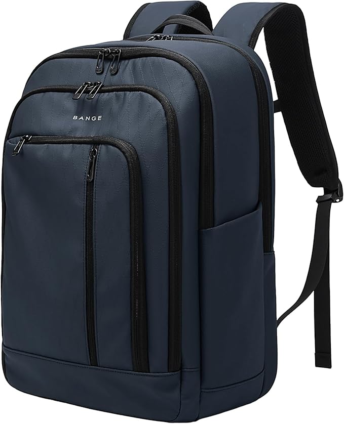 BANGE 28L Slim Laptop Backpack for Men & Women, 15.6 Inch Business Backpack, Lightweight Travel Backpack, Waterproof Work Commuter Backpack, Hiking Daypack for Office, Outdoor, and Daily Use