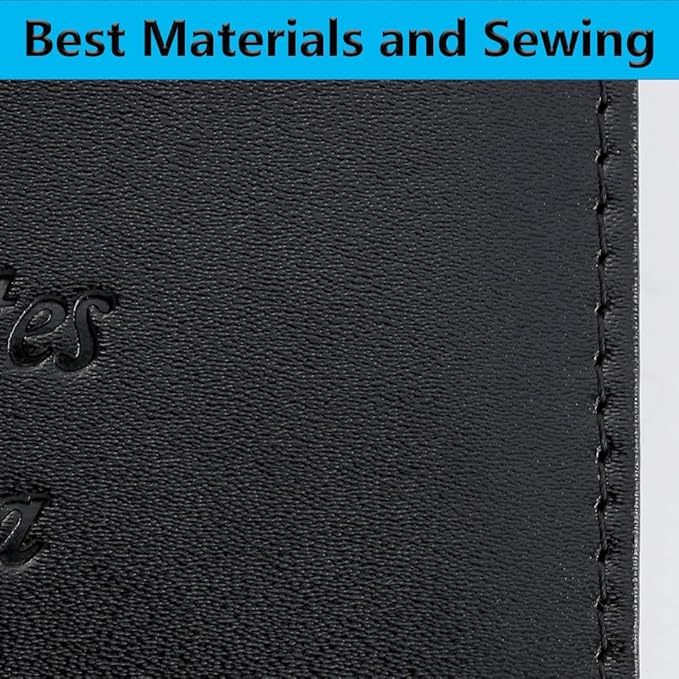 Passport Holder Cover Wallet RFID Blocking Leather Card Case Travel Accessories for Women Men (Black)
