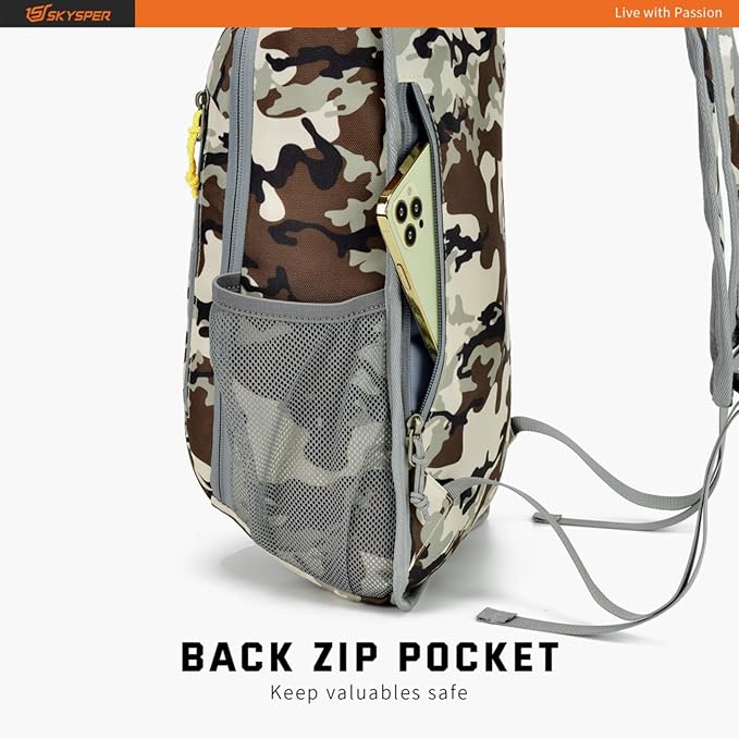 SKYSPER Small Daypack 10L Hiking Backpack Packable Lightweight Travel Day Pack for Women Men