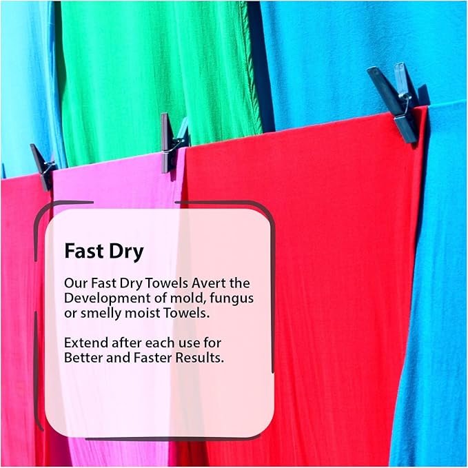 Outdoors Microfiber Towel Fast Drying Soft Feel Fast Action Drying for Gym Beach Outdoors Travel Yoga Camping Compact Size 1 Piece 24x48 in Green MFT1P24G