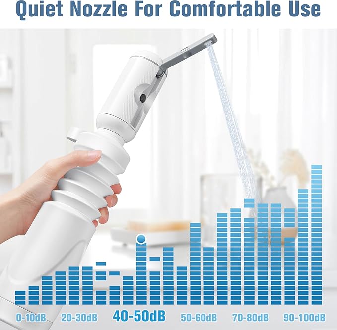 Upgrade SPACEREST Portable Bidet for Travel, No Noise & Waterproof Handheld Sprayer with 550ml Bottle, Rechargeable Electric Portable Bidet for Women & Men, Personal Hygiene & Postpartum Care