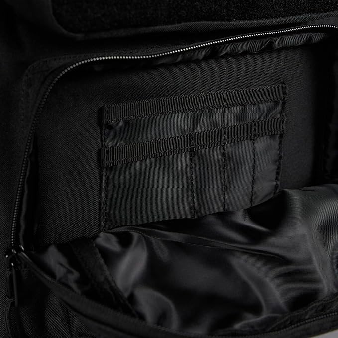WOLFpak 15L Backpack - Alpha Black - Slim Everyday Carry Backpack for Men & Women, Water-Resistant Minimalist Daypack for Laptop & Travel