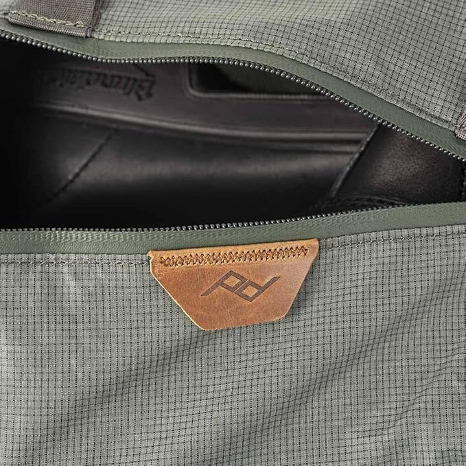 Peak Design Shoe Pouch, Sage, Ultralight Travel Organizer Bag for Shoes or Other Items, Weatherproof Shell, Packs into Itself, Fits 1–2 Pairs of Shoes, Works with Peak Design Travel Bags