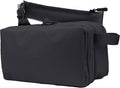Gravel Hanging Toiletry Bag – Water-Resistant Dopp Kit for Men & Women (Black, Max)