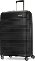 Samsonite Elevation Plus - Large Hardside Luggage - Scratch Resistant Polypropylene Shell, RightHeight™ Adjustable Handle, Integrated AirTag Holder, TSA Lock, WetPak™ Compartment - Triple Black
