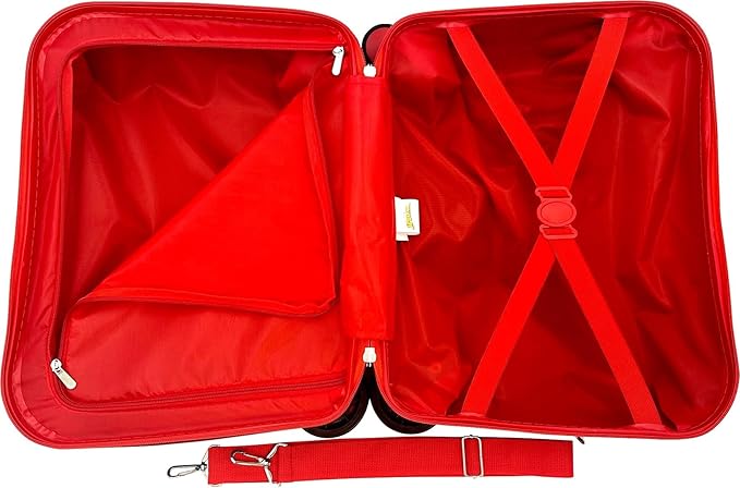 Fast Forward Ride-On 18"" Suitcase For Kids/Tow-Along Toddler Carry-On Luggage With Wheels (Spidey And Friends), Large