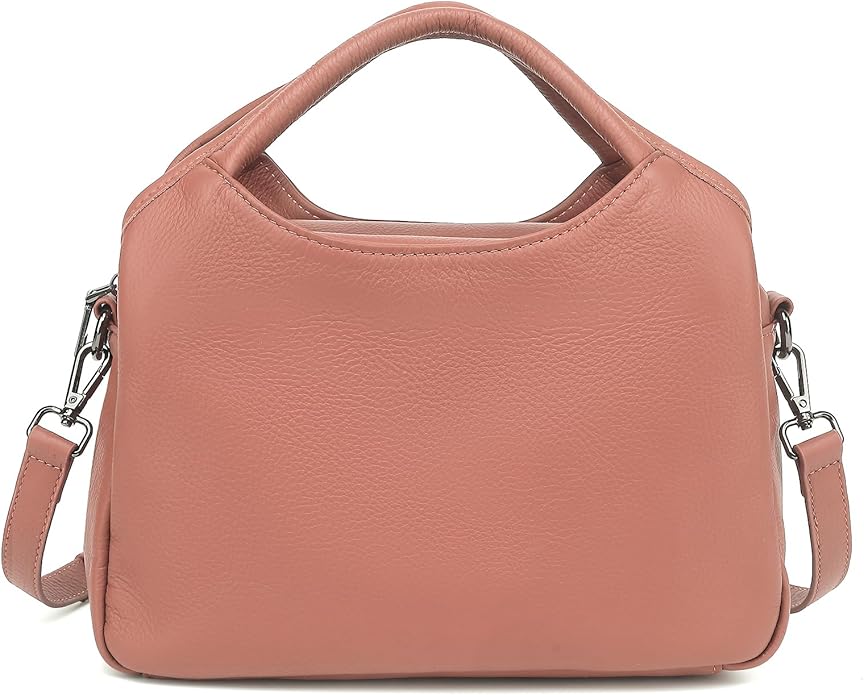 KOGTLA Genuine Leather Purses for Women, Crossbody Shoulder Bags with Top-Handle, Tote Satchel Handbags