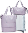 Travel Duffel Bag, Sports Tote Gym Bag, Shoulder Weekender Overnight Bag for Women