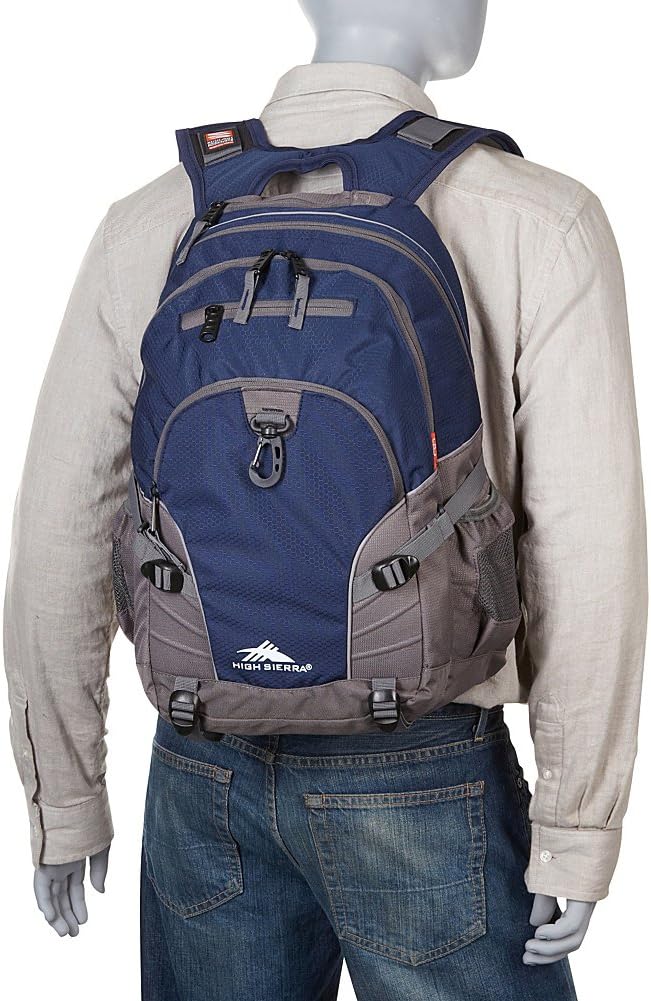 High Sierra Loop Backpack, Travel, or Work Bookbag with tablet sleeve, One Size, Urban Camo