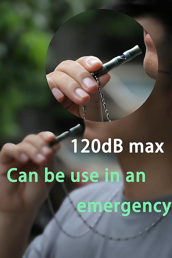 TACRAY Emergency Whistle Survival Loud, Perfect Loud Whistle for Safety,Survival,Hiking,Camping,Child Safety,Pets Training