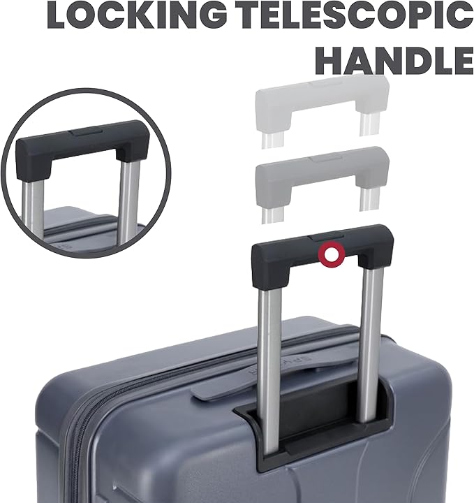 Spyder Carve 25 Inch Medium Expandable Hardside Upright Suitcase, with 360° Spinner Wheels, TSA Approved Lock, Gray
