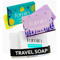 FOMIN - Antibacterial Paper Soap Sheets for Hand Washing - (300 Sheets) Lemon, Lavender, Unscented Travel Soap Sheets, Dissolvable Camping Mini Soap, Portable Hand Soap sheet