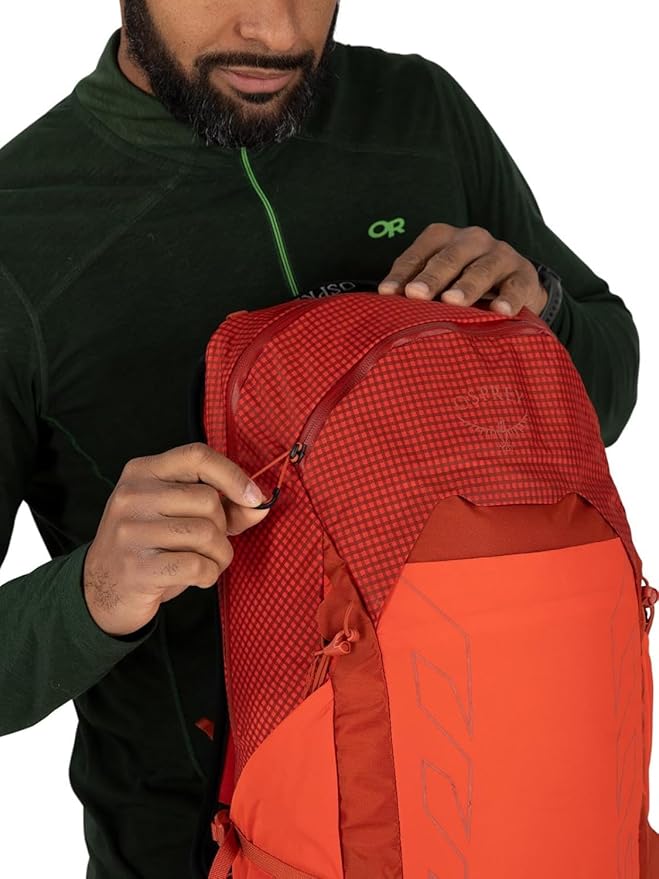 Osprey Talon Pro 20L Men's Hiking Backpack with Hipbelt, Mars Orange