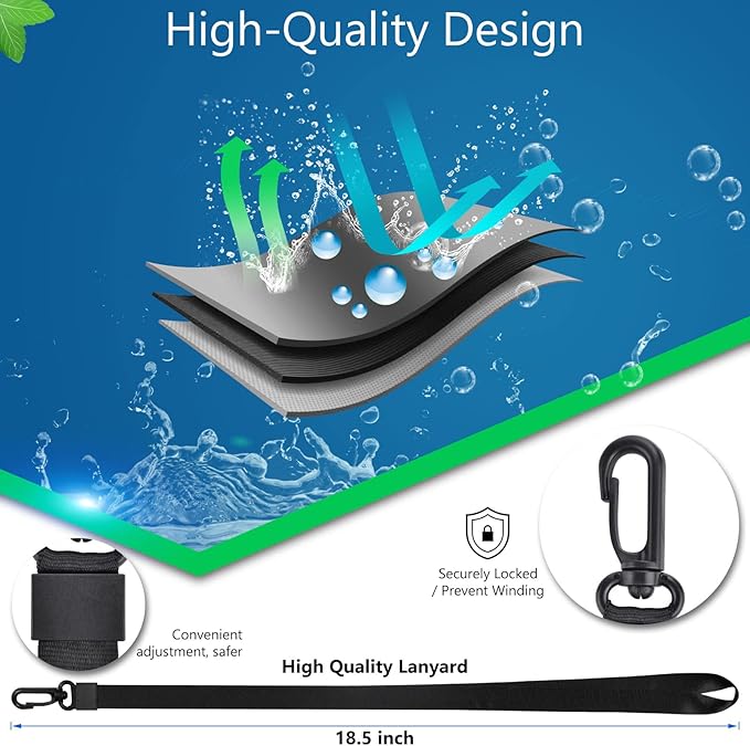 Universal Waterproof Phone Pouch-Waterproof Phone Case for iPhone 15 14 13 12 Pro Max XS Plus Galaxy S24+ S23 Up to 7",IPX8 Waterproof Cellphone Dry Bag Beach Vacation Cruise Ship Essentials-2 Pack