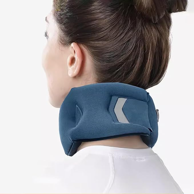 Inflatable Neck Pillow for Traveling on Plane, Inflatable Travel Pillows for Airplanes, Neck Pillow for Long Flight, Blow Up Neck Pillows for Air Travel