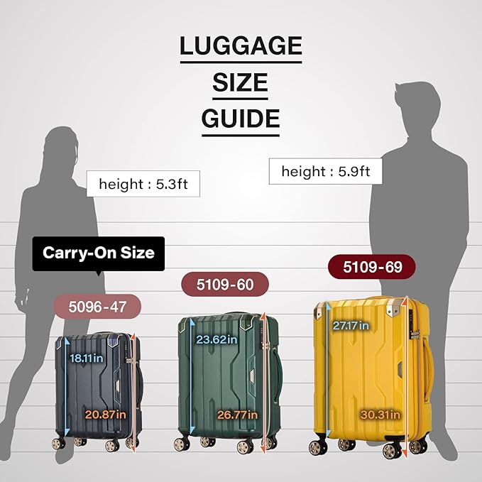 LEGEND WALKER SPATHA Hardside Expandable Luggage, 27-inch, Navy, 5109-60-NV