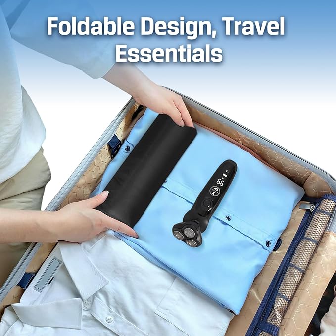 Airplane Foot Hammock for Plane Travel Essentials, Airplane Foot Rest with 2 in 1 Removable Support Pad, Adjustable Foot Hammock with Thicken Memory Foam, Foot Rest for Plane Travel Foot Leg Rest