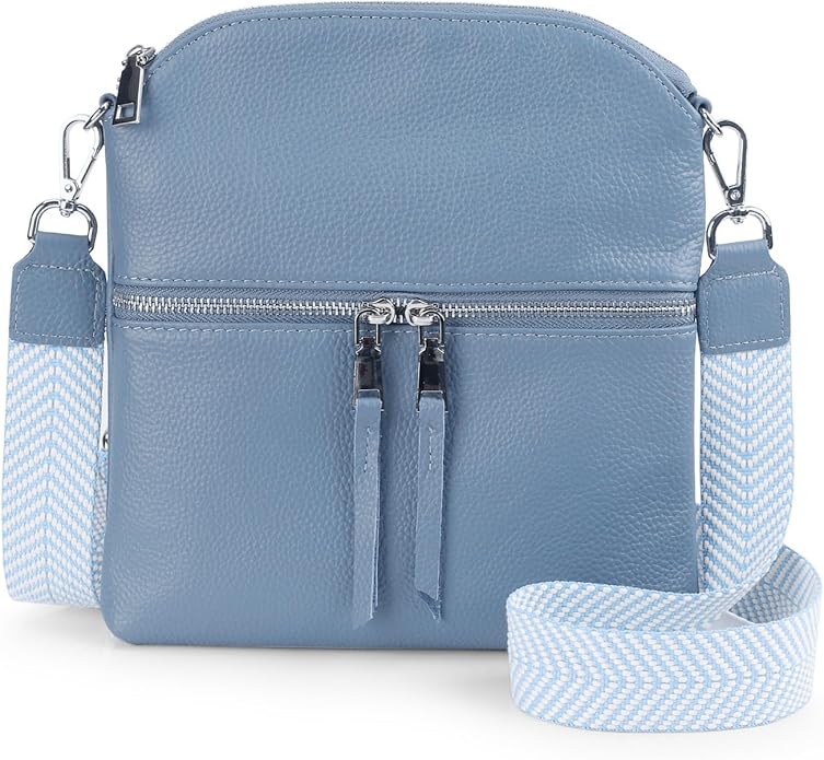 befen Genuine Leather Small Crossbody Purses for Women Travel Cross Body Bags Lightweight with Adjustable Shoulder Strap