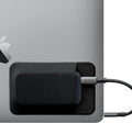 Slipdrive - Portable Hard Drive Sleeve for Laptop - SSD Solid State Drive - Reusable Adhesive - Stick on External Hard Drive Carrying Case - Pocket Pouch (Small, Black)