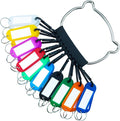 Portable Key Organizer Manager with Enlarged Window for Writing and Displaying More Text, Suitable for Warehouses, Offices, Schools, Homes, Etc (Key Marking and Management)