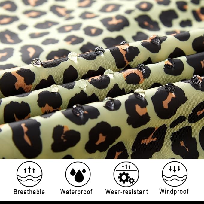 salamra Hooded Rain Poncho Waterproof Raincoat Jacket for Men/Women/Adults with Pocket