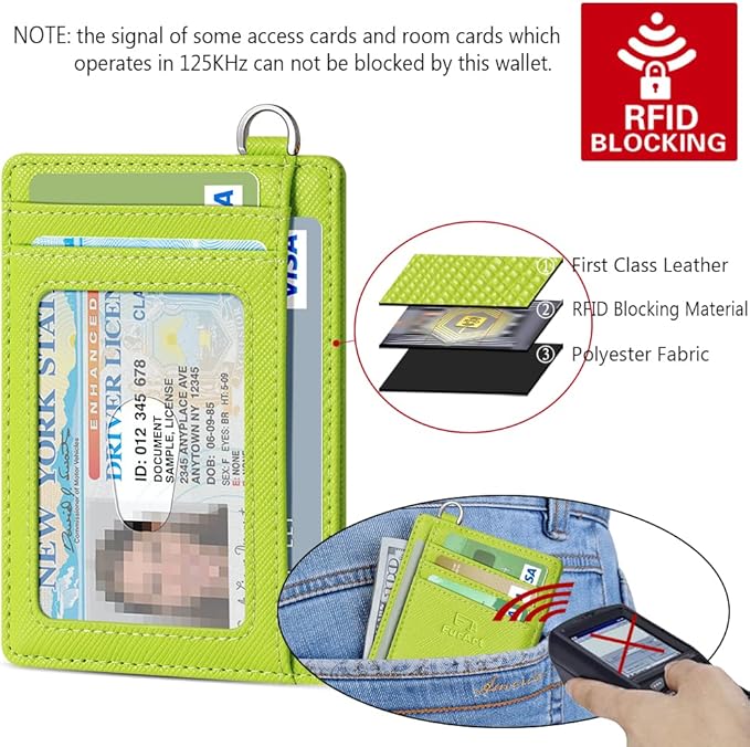 FurArt Slim Minimalist Wallet, Front Pocket Wallets, RFID Blocking, Credit Card Holder for Men & Women