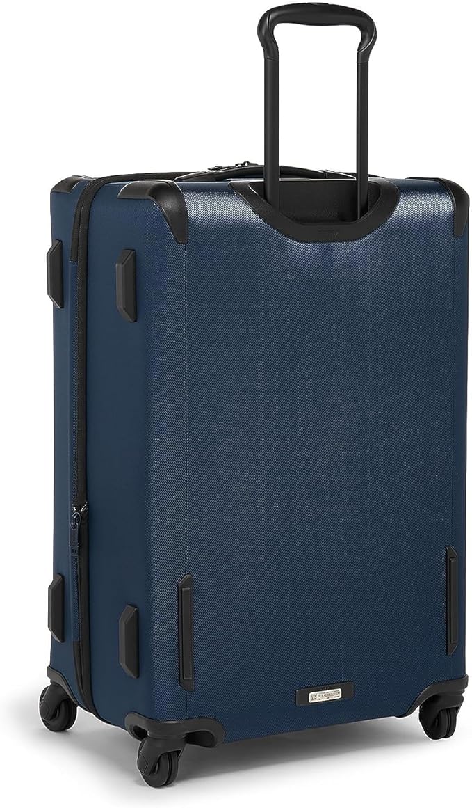 TUMI - Aerotour 4 Wheel Expandable Luggage - Men's and Women's Lightweight Business and Leisure Travel Suitcase - 26" Short Trip Expandable Packing Case, Navy