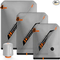 Rechargeable Wireless Pump Travel Storage Bags Set - 20 Pack Portable Space Saver Bags for Travel & Home - Vacuum Compression Packing Seal for Clothes, Blankets, Seasonal Storage