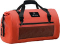 IRON JIA'S Motorcycle Dry Bag - Waterproof Duffle & Luggage Tail Bag Saddle Bags with Roll Top Closure, Shoulder Straps, Inner Pocket and Mesh Pocket (Orange, 30L)
