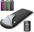 Sleeping Bags for Adults Cold Weather,Portable, Waterproof,Lightweight Camping Sleeping Bag for Tall Girls Boys with Compression Sack for Warm Camping, Hiking, Outdoor & Indoor