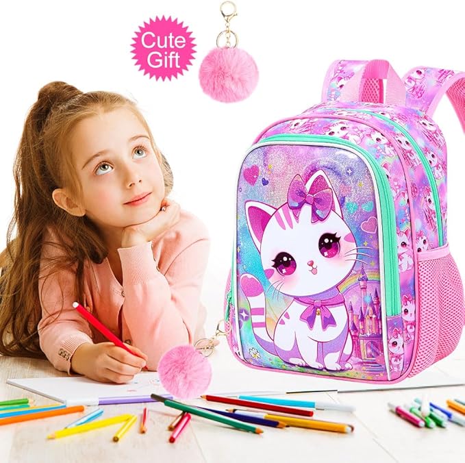 CCJPX Toddler Backpack for Boys Girls, Dinosaur Unicorn Cat Preschool Bookbag Kindergarten Cute School Bag